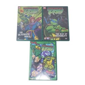 Teenage Mutant Ninja Turtles DVD Lot of 3 TMNT 4KIDS TV Excellent Condition